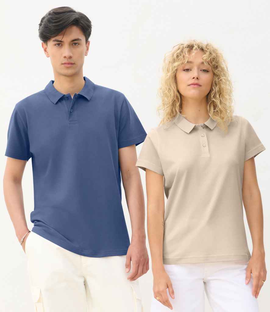 SOL'S Unisex Pulse Twin Piqué Polo Shirt - PenCarrie